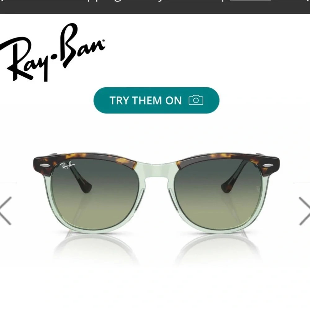 Ray-Ban Black Hawkeye Sunglasses and Case - Picture 3 of 4